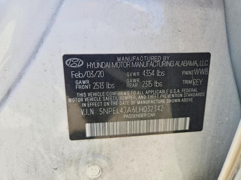2020 HYUNDAI SONATA SEL 13