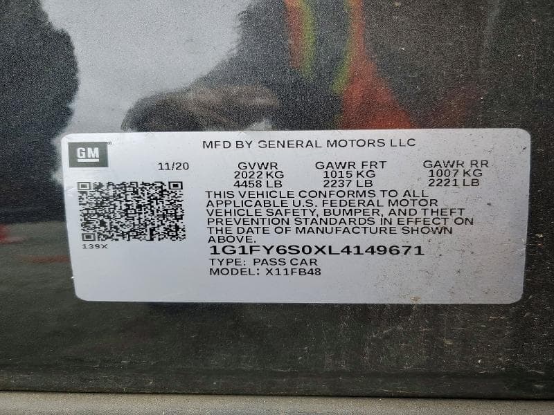 2020 CHEVROLET BOLT EV LT 13