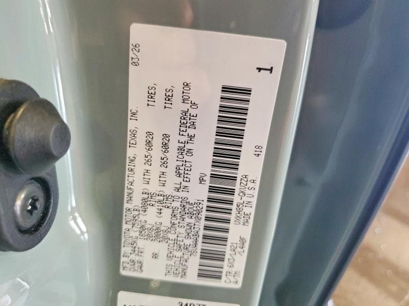 2026 TOYOTA SEQUOIA PLATINUM 12