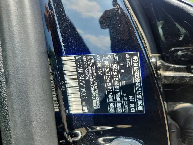 2021 MERCEDES-BENZ GLB 250 4MATIC 13