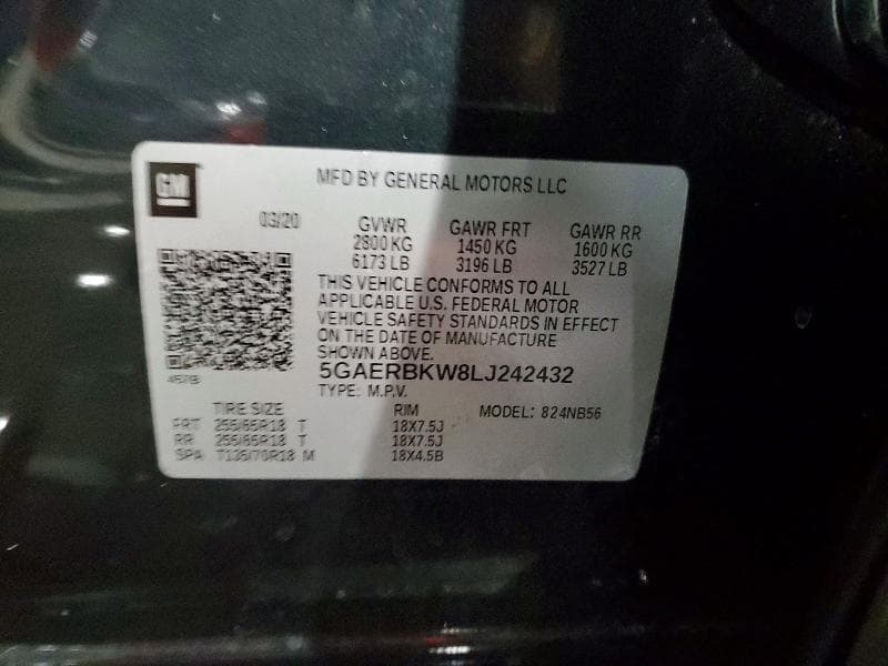 2020 BUICK ENCLAVE ESSENCE 14