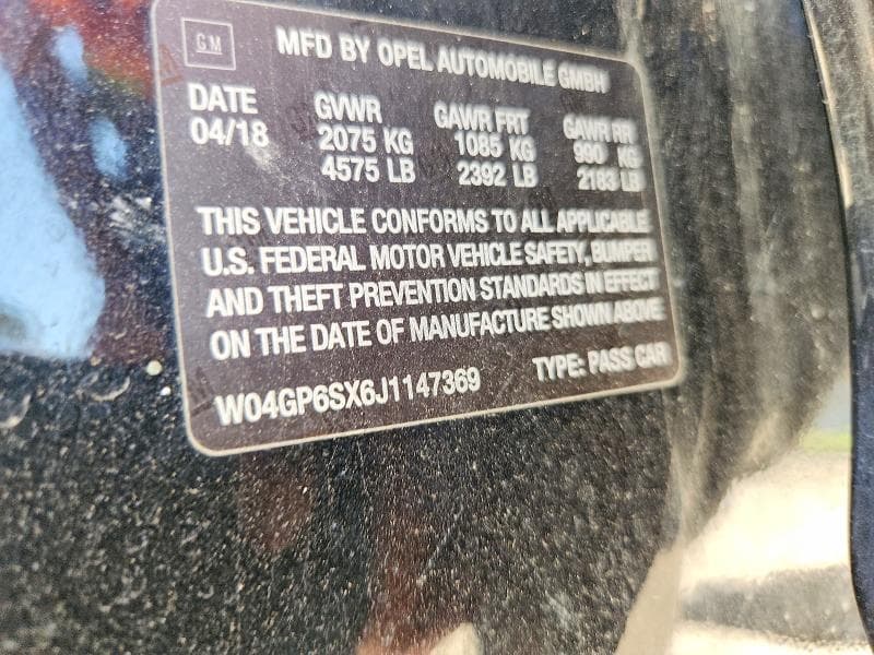2018 BUICK REGAL ESSENCE 12