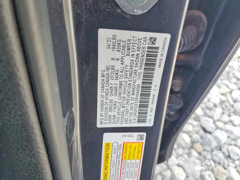 2023 HONDA CIVIC SPORT 13