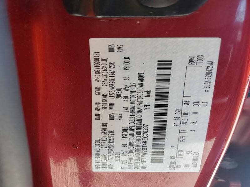 2019 FORD F250 SUPER DUTY 12