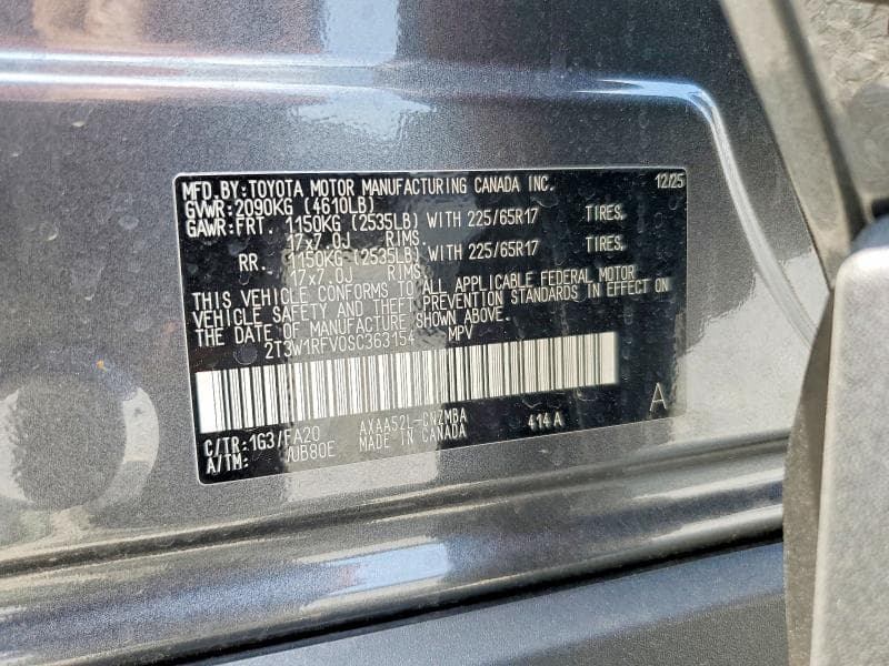 2025 TOYOTA RAV4 XLE 13