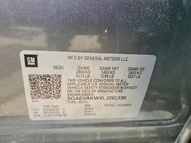 2020 BUICK ENCLAVE ESSENCE ESSENCE 14