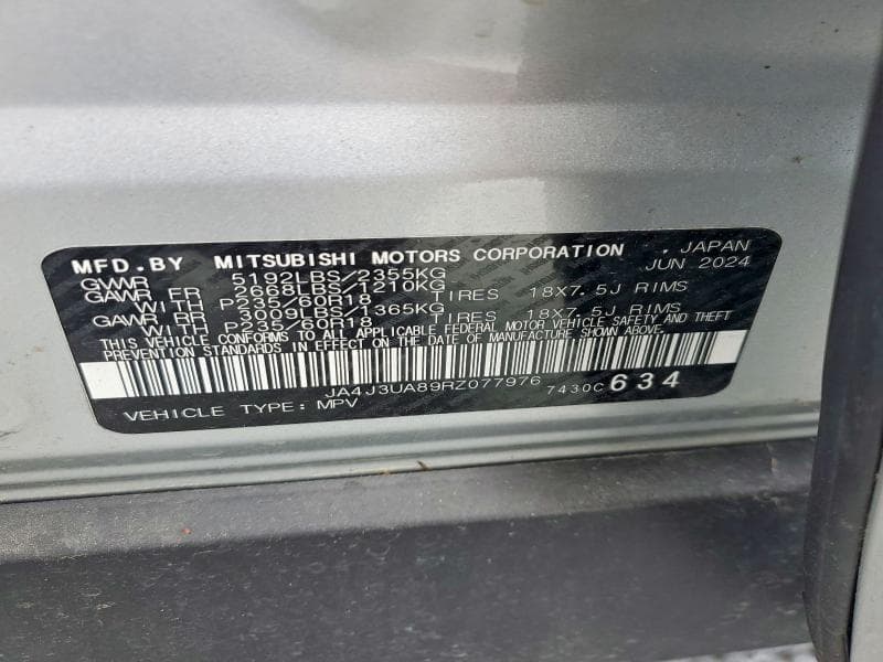2024 MITSUBISHI OUTLANDER ES ES 13
