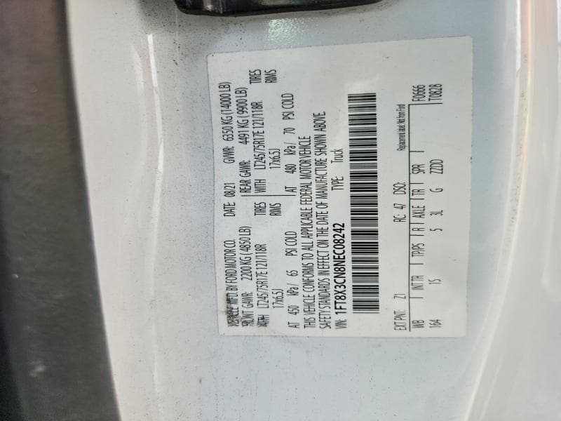 2022 FORD F350 SUPER DUTY SUPER DUTY 10