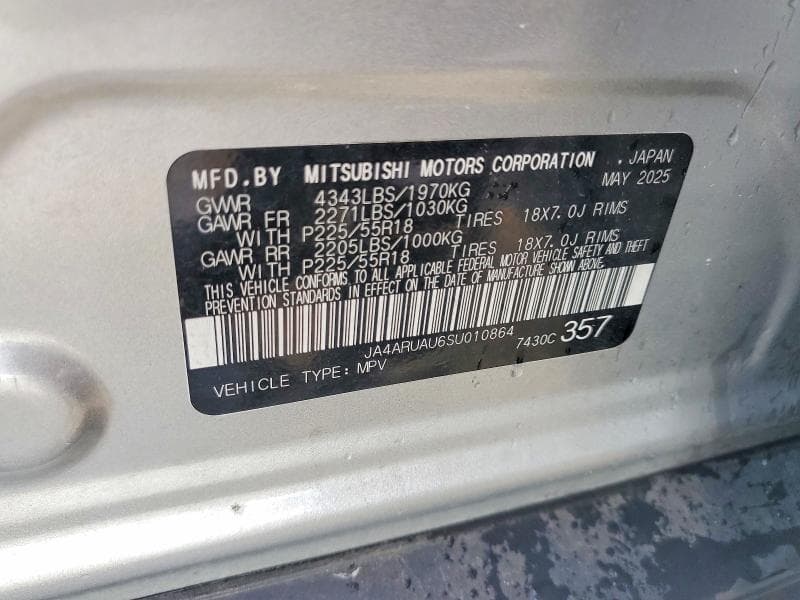 2025 MITSUBISHI OUTLANDER SPORT S S 15
