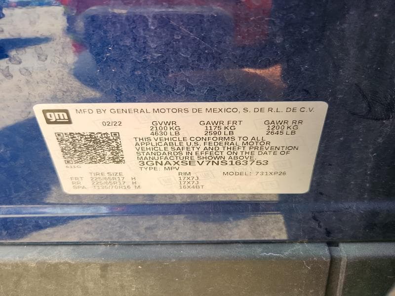 2022 CHEVROLET EQUINOX LS LS 14