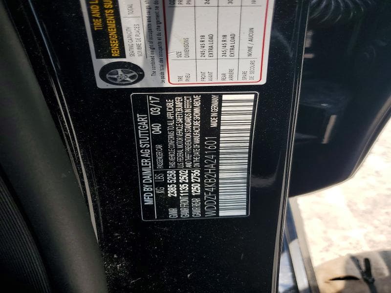 2017 MERCEDES-BENZ E 300 4MATIC 12