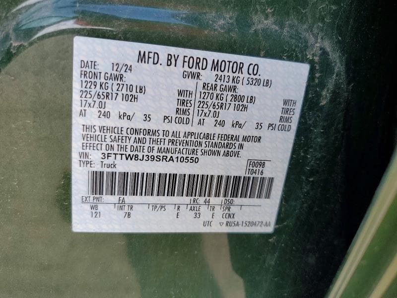 2025 FORD MAVERICK XLT 12
