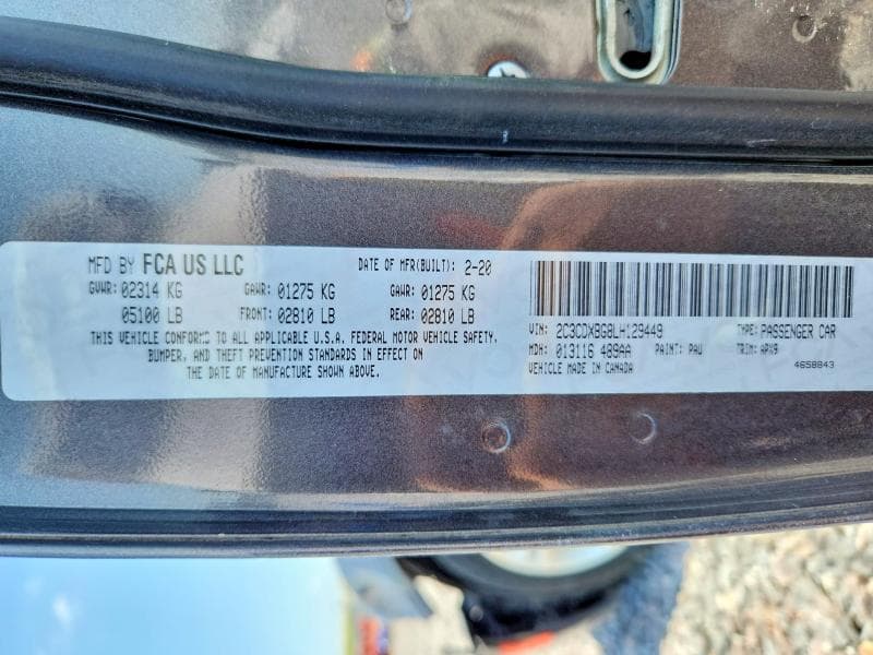 2020 DODGE CHARGER SXT 12