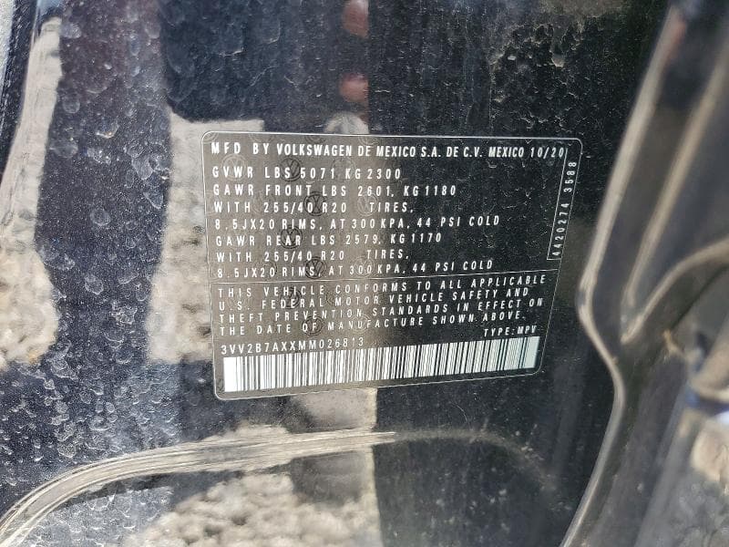 2021 VOLKSWAGEN TIGUAN SE 13
