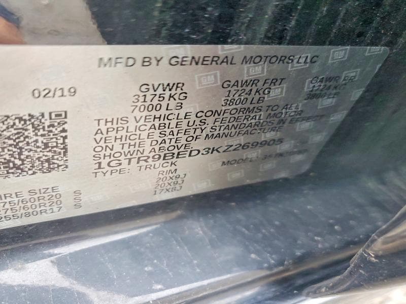 2019 GMC SIERRA K1500 SLE 12