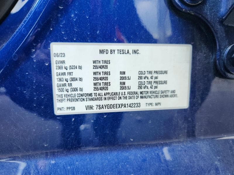 2023 TESLA MODEL Y 12
