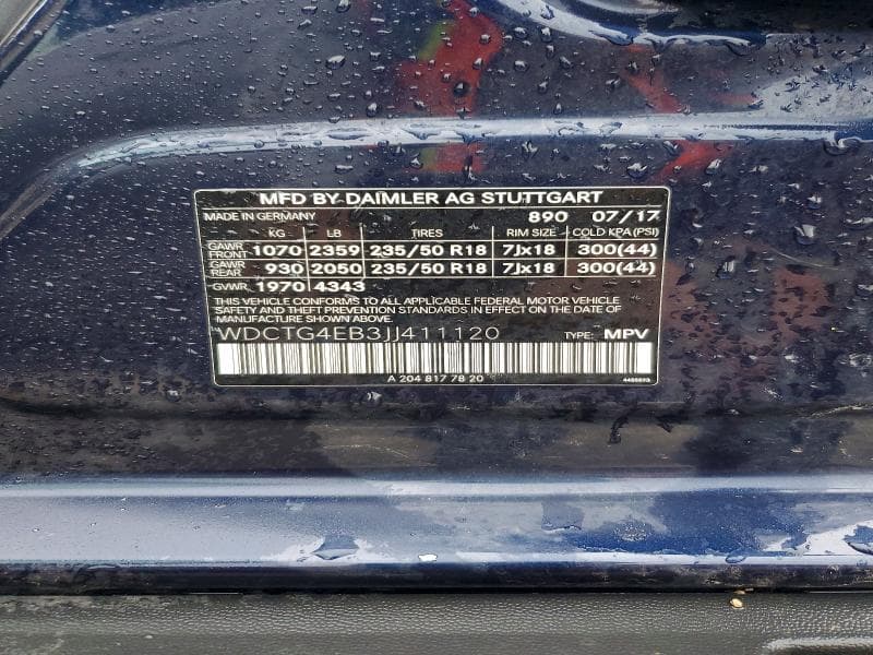2018 MERCEDES-BENZ GLA 250 13