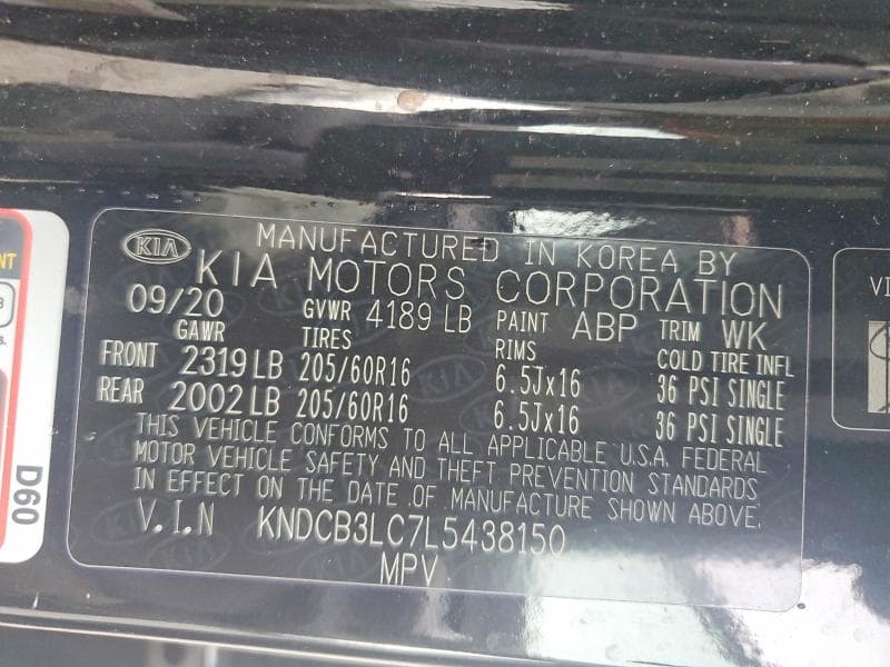 2020 KIA NIRO LXS 12