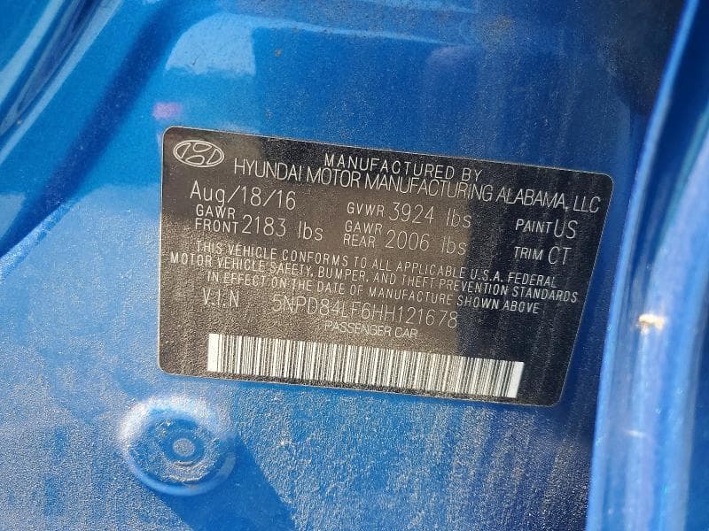 2017 HYUNDAI ELANTRA VALUE EDITION 12