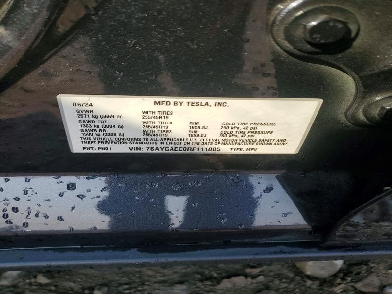 2024 TESLA MODEL Y 12