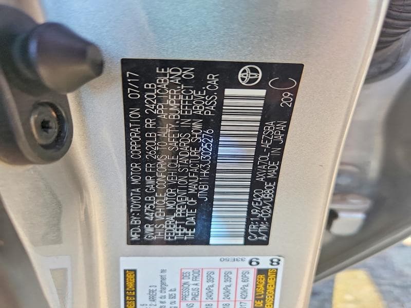 2018 TOYOTA CAMRY SE SE 13