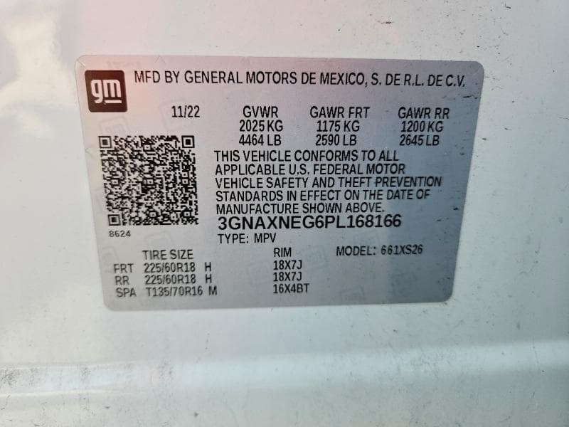 2023 CHEVROLET EQUINOX PREMIER 14