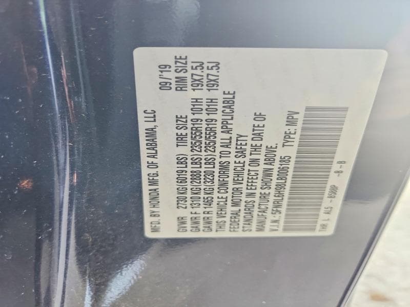 2020 HONDA ODYSSEY ELITE ELITE 14