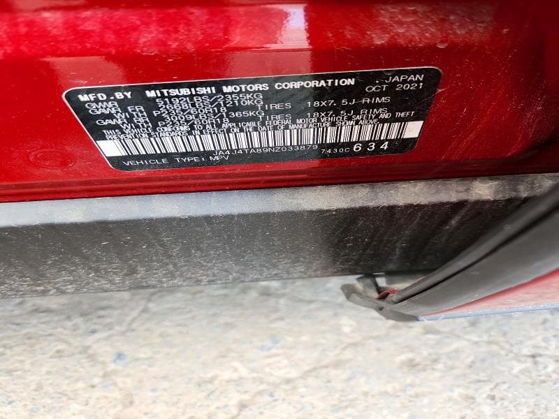 2022 MITSUBISHI OUTLANDER ES 14