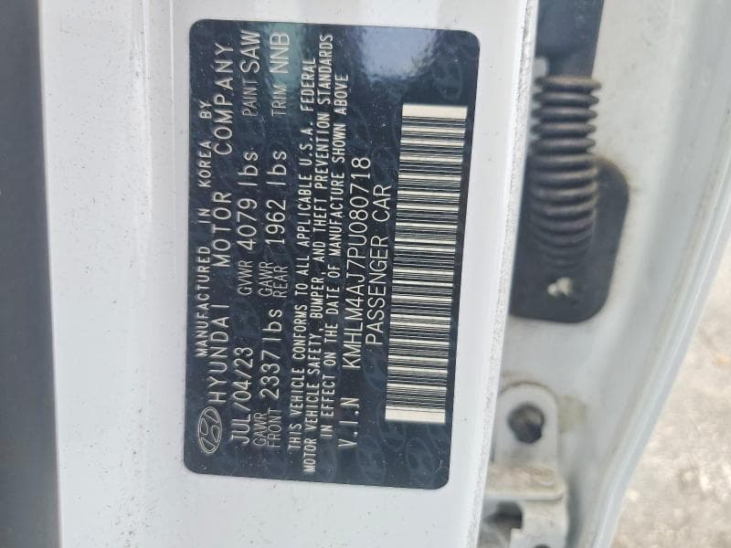 2023 HYUNDAI ELANTRA BLUE 12