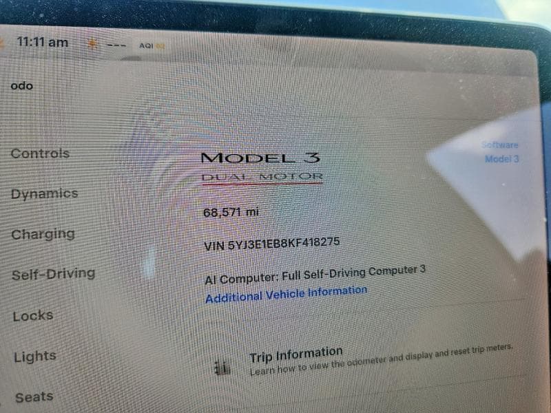 2019 TESLA MODEL 3 9