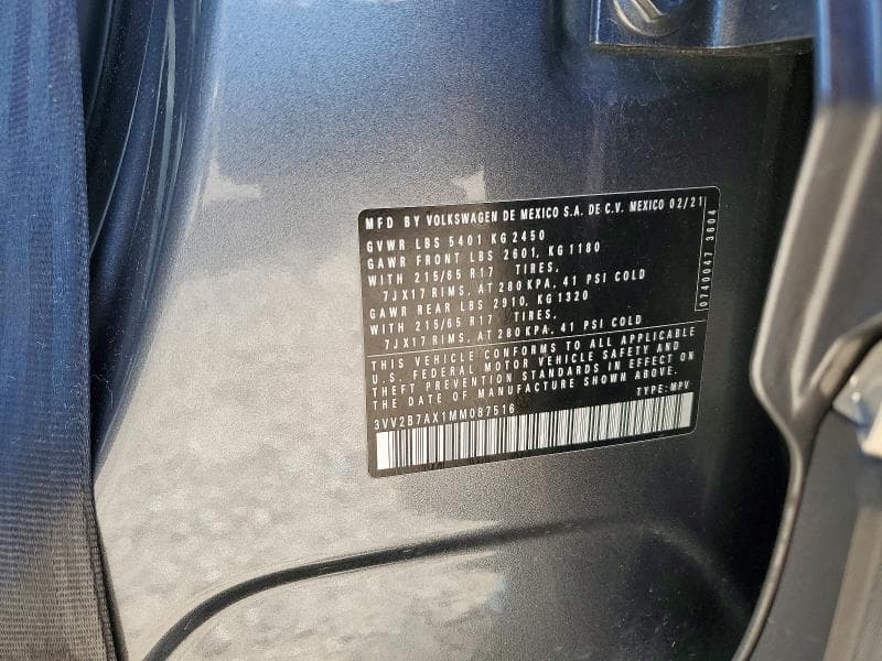 2021 VOLKSWAGEN TIGUAN SE/SE R-LINE BLACK/SEL SE/SE R-LINE BLACK/SEL 14