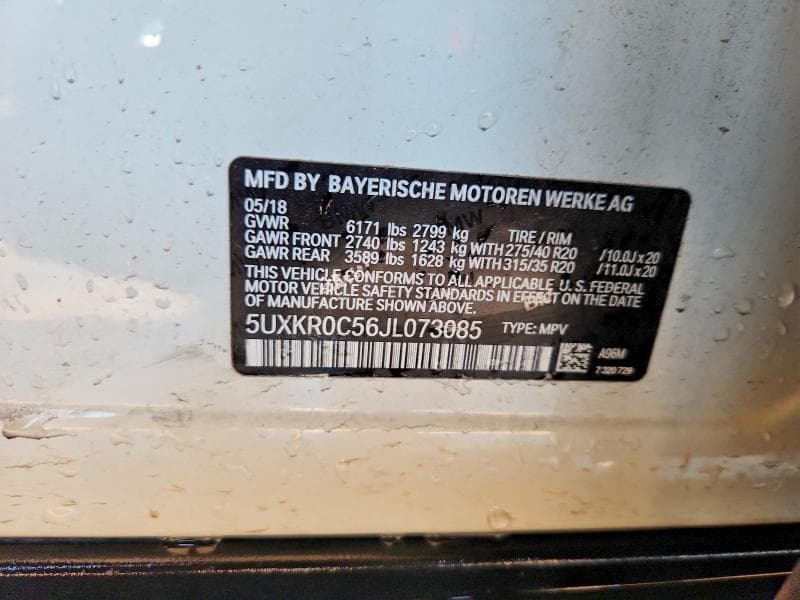 2018 BMW X5 XDRIVE35I XDRIVE35I 13