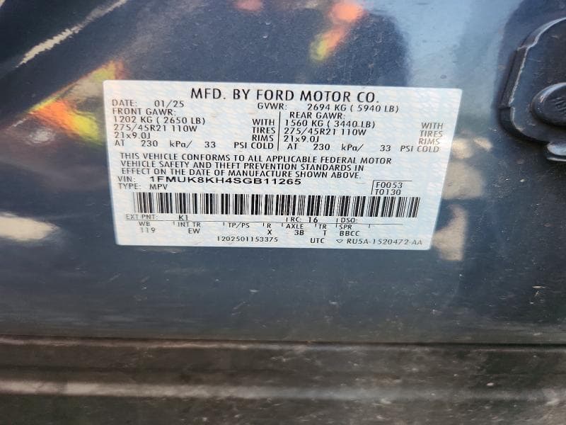 2025 FORD EXPLORER ST-LINE 13