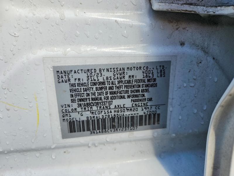 2024 NISSAN SENTRA SV 13