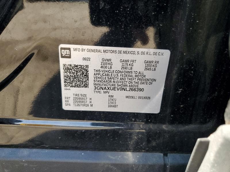 2022 CHEVROLET EQUINOX LT 13