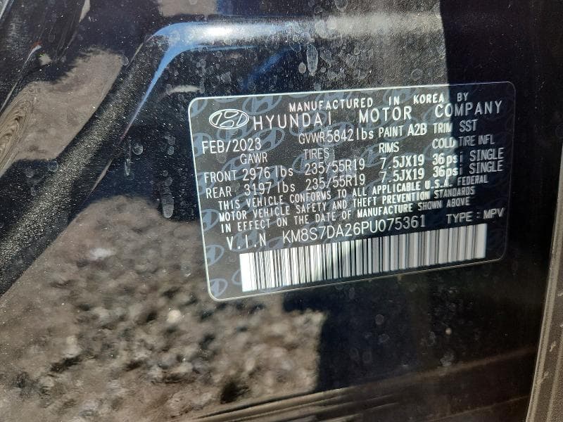 2023 HYUNDAI SANTA FE LIMITED 12