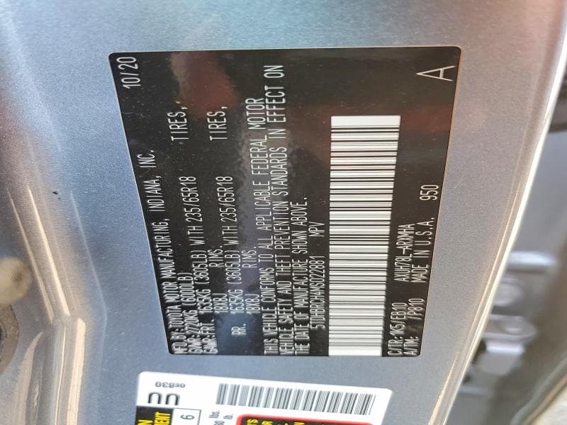 2021 TOYOTA HIGHLANDER HYBRID XLE HYBRID XLE 13