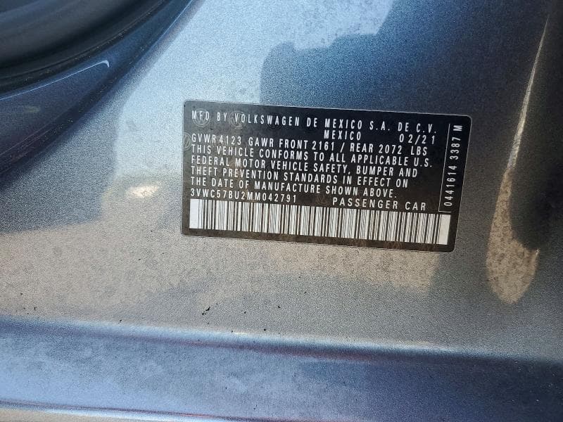 2021 VOLKSWAGEN JETTA S 12