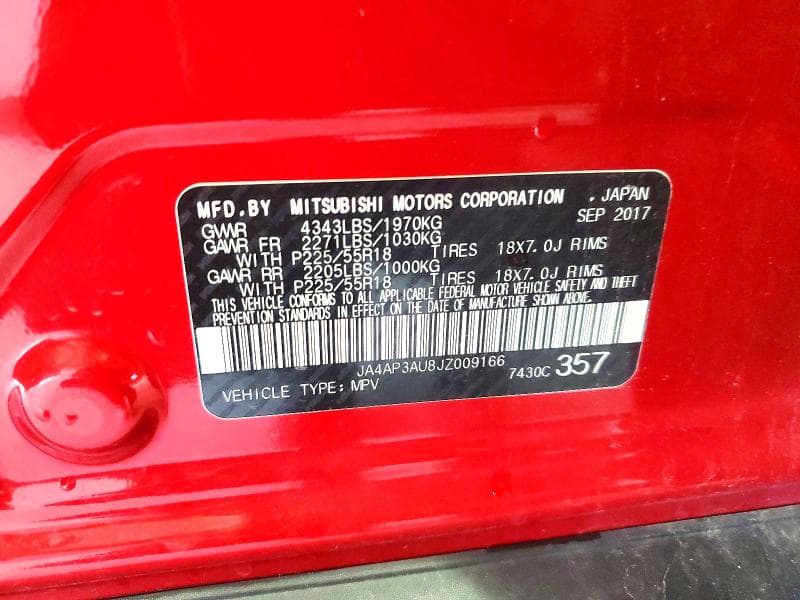2018 MITSUBISHI OUTLANDER SPORT ES 13