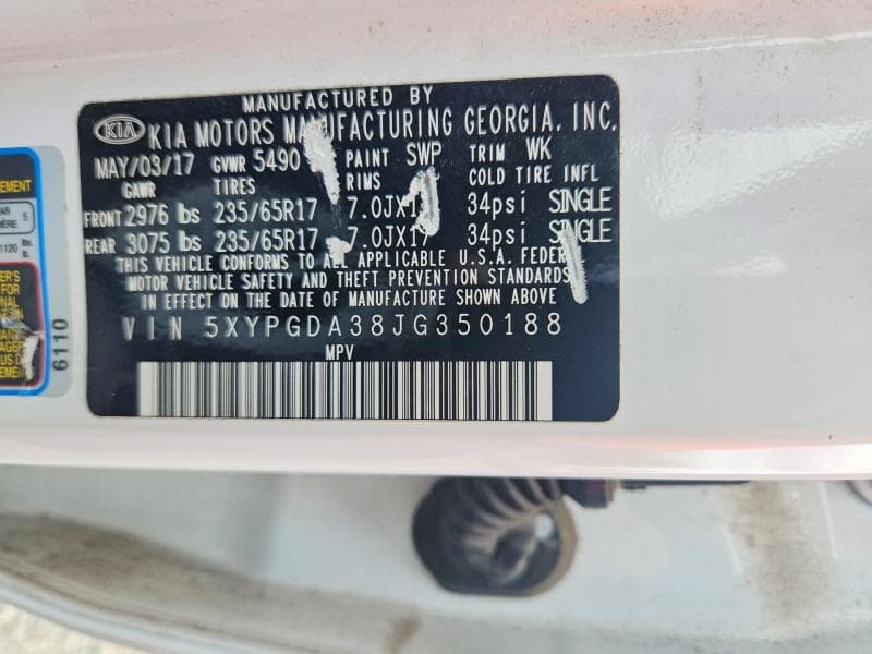 2018 KIA SORENTO LX LX 14