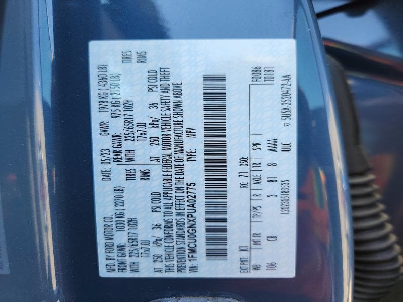 2023 FORD ESCAPE ACTIVE 14