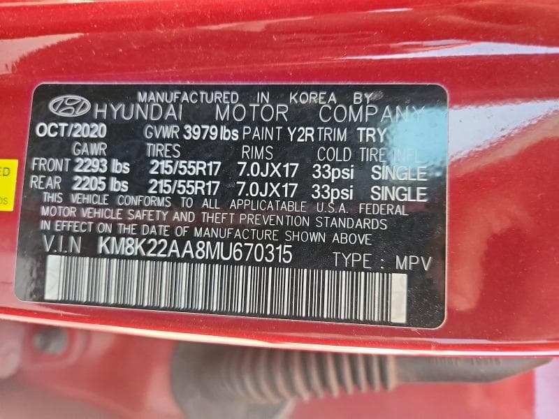 2021 HYUNDAI KONA SEL 12