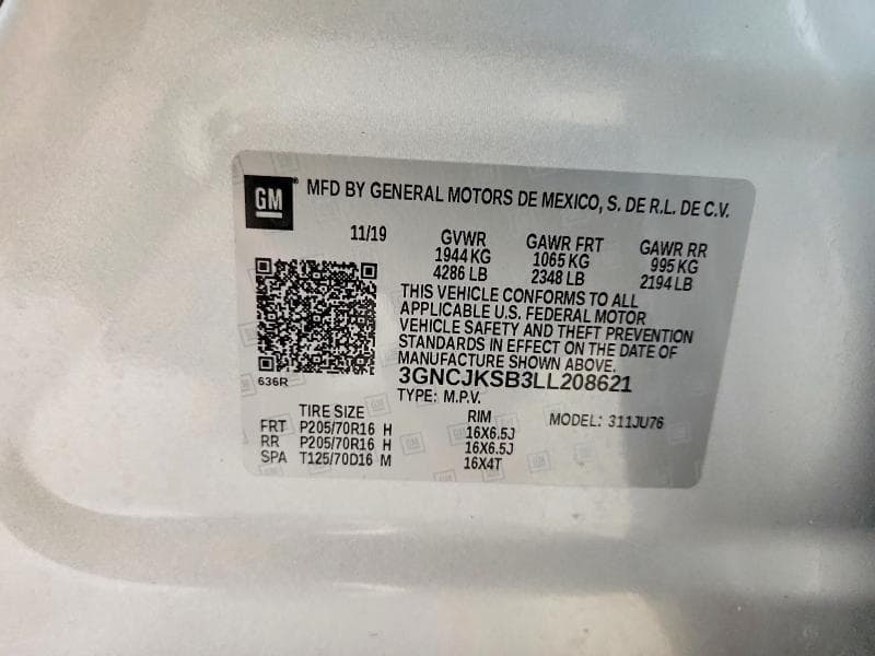 2020 CHEVROLET TRAX LS 13