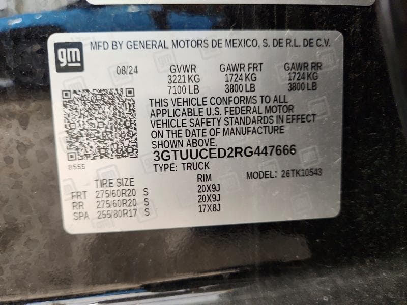 2024 GMC SIERRA K1500 ELEVATION K1500 ELEVATION 14