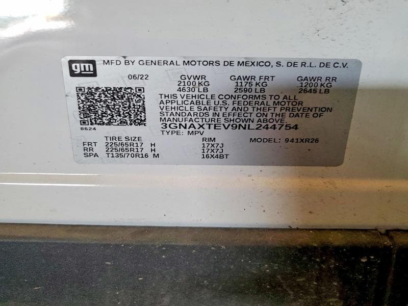 2022 CHEVROLET EQUINOX LT LT 13