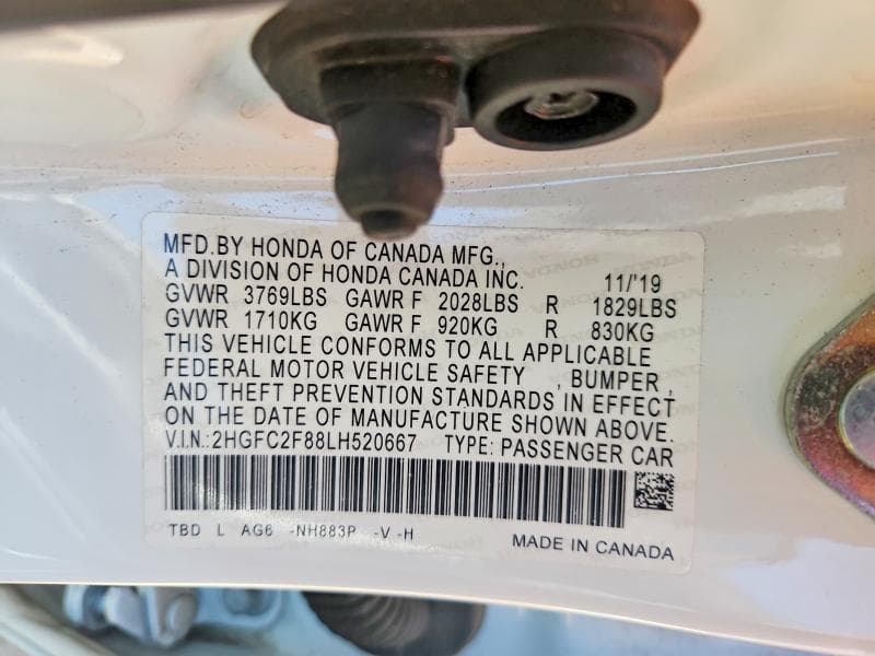 2020 HONDA CIVIC SPORT 12
