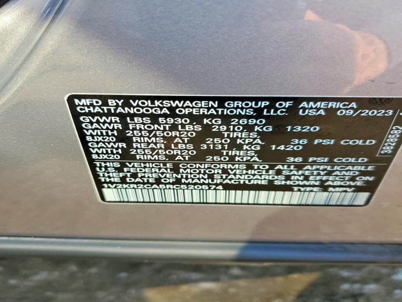 2024 VOLKSWAGEN ATLAS SE 14