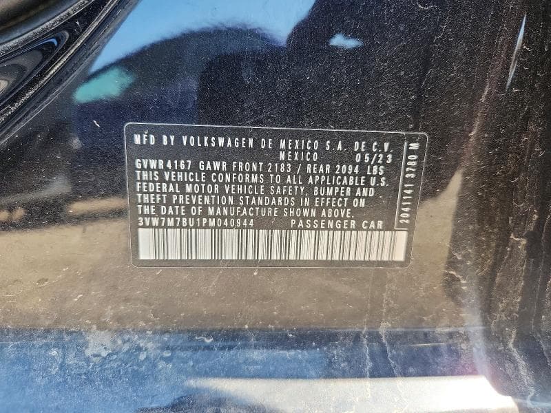 2023 VOLKSWAGEN JETTA SE 12