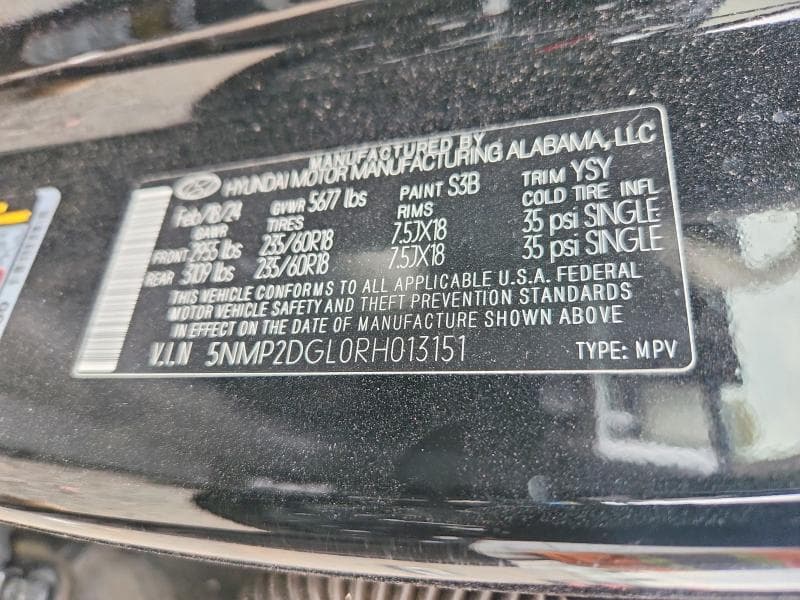 2024 HYUNDAI SANTA FE SEL 14