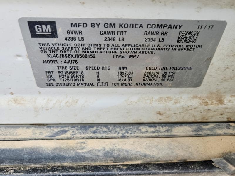 2018 BUICK ENCORE PREFERRED II PREFERRED II 11